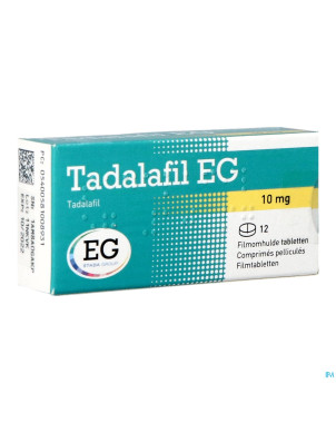 Tadalafil eg 10mg comp pell  12 x 10mg