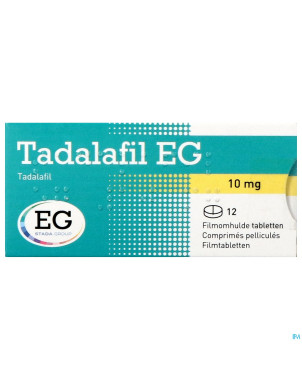 Tadalafil eg 10mg comp pell  12 x 10mg