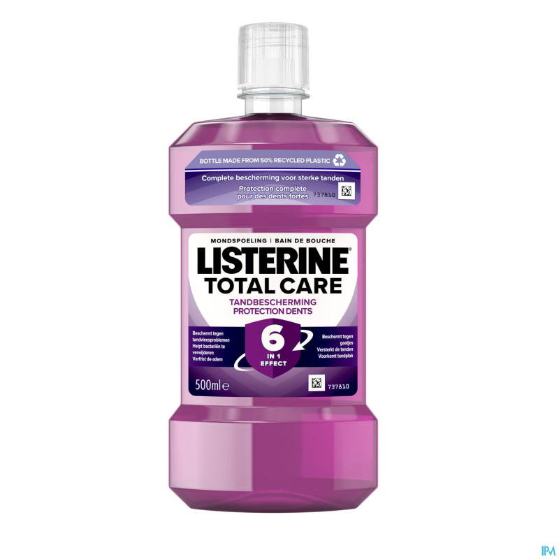 Listerine total care protection dents    500ml
