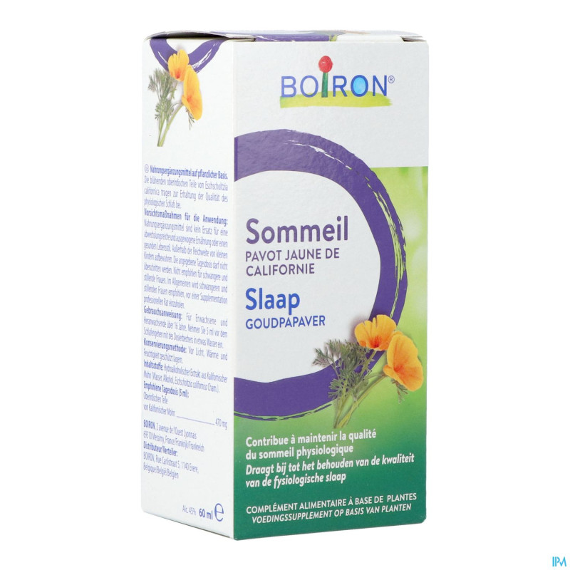 Sommeil eschscholtzia 60ml   boiron