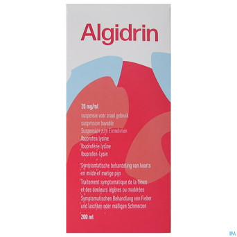 Algidrin 20mg/ml susp buvable sirop 200ml