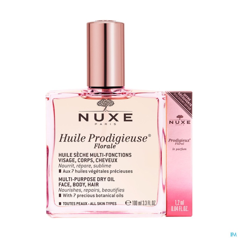 Nuxe huile prodigieuse flor.100ml+parf.1,2ml grat.