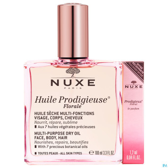 Nuxe huile prodigieuse flor.100ml+parf.1,2ml grat.