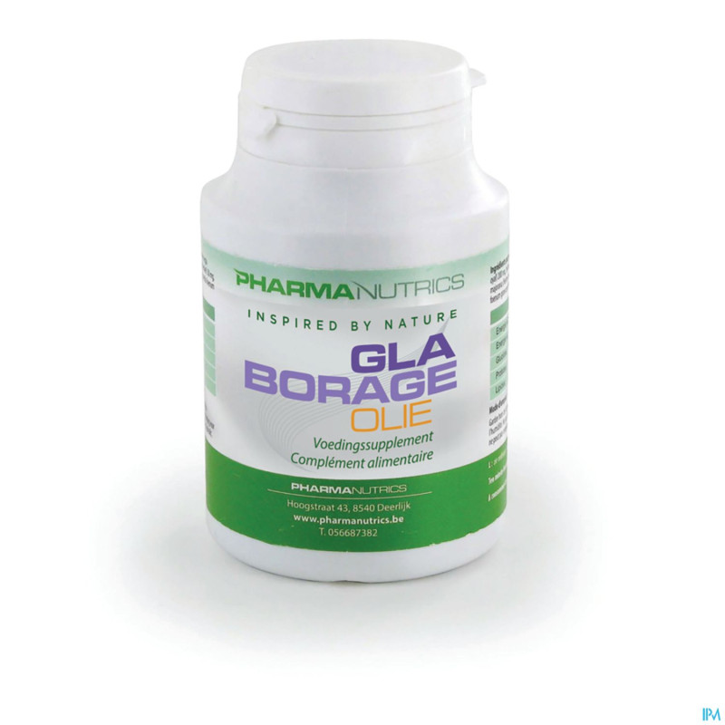 Borage gla caps 180   pharmanutrics