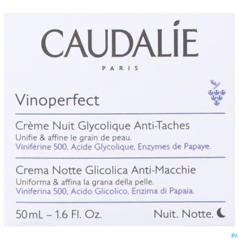Caudalie vinoperfect creme nuit glycolique    50ml