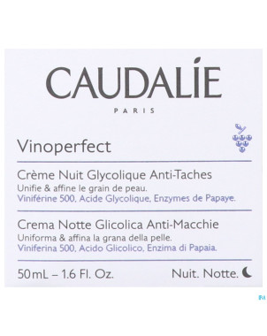 Caudalie vinoperfect creme nuit glycolique    50ml