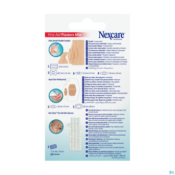 Nexcare first aid plasters mix   20
