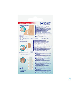 Nexcare first aid plasters mix   20