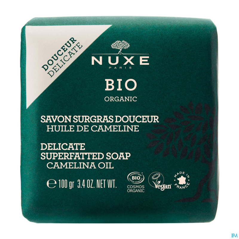Nuxe bio savon surgras douceur huile cameline 100g