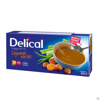 Delical potage hphc legumes varies    4x200ml