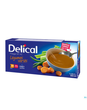 Delical potage hphc legumes varies    4x200ml