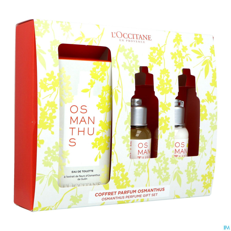 L'occitane coffret parfum osmanthus