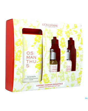L'occitane coffret parfum osmanthus