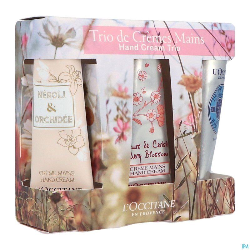 L'occitane trio cremes mains fdm 21