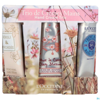 L'occitane trio cremes mains fdm 21
