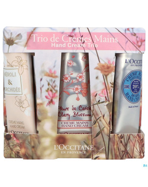 L'occitane trio cremes mains fdm 21