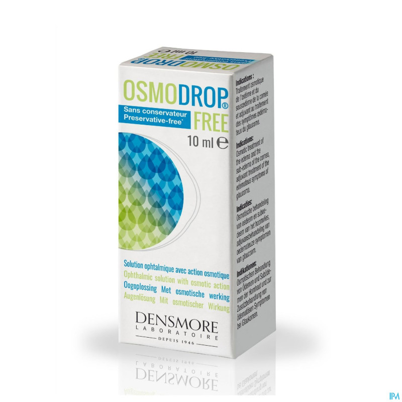 Ophtalmologie osmodrop free fl 10ml