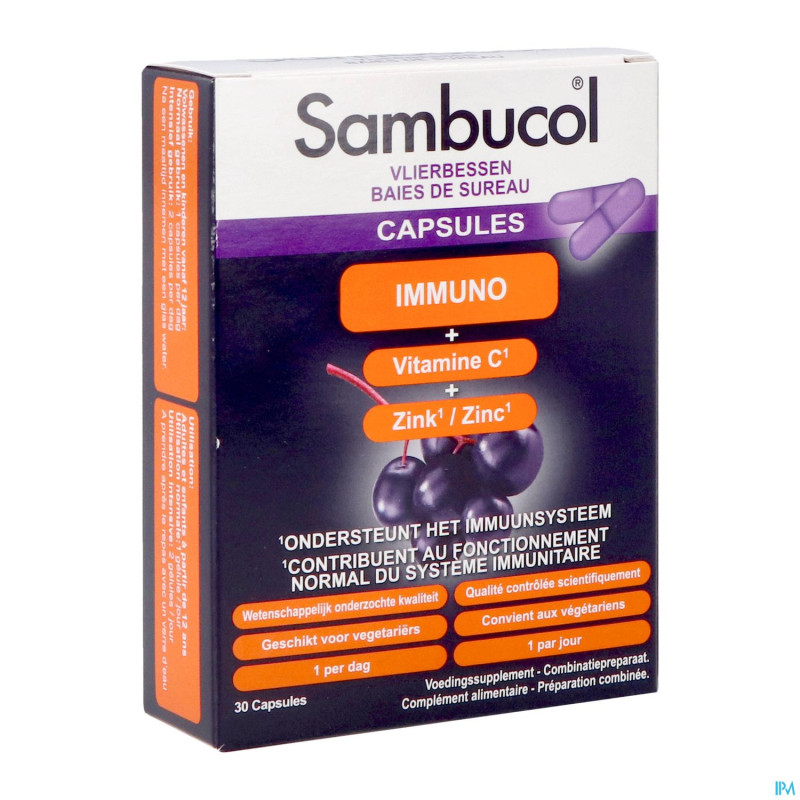 Sambucol immuno    caps 30