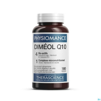 Dimeol q10    caps 180 physiomance phy416