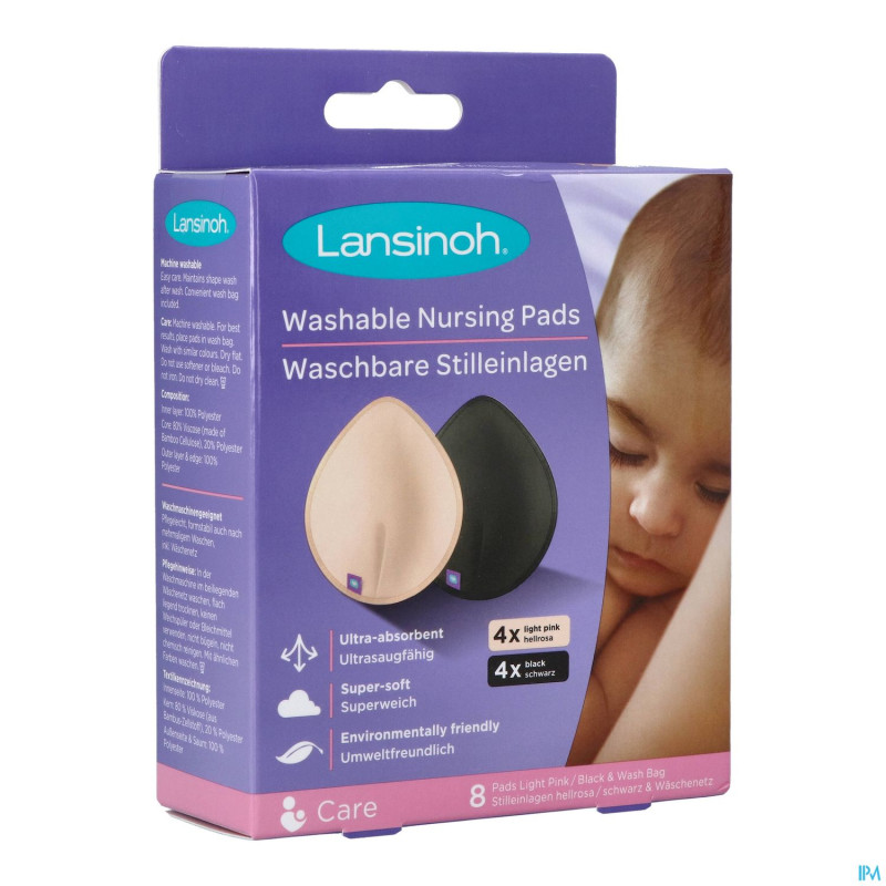 Lansinoh coussinets allaitement lavables  color  8