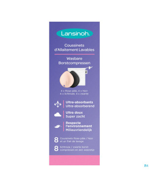 Lansinoh coussinets allaitement lavables  color  8