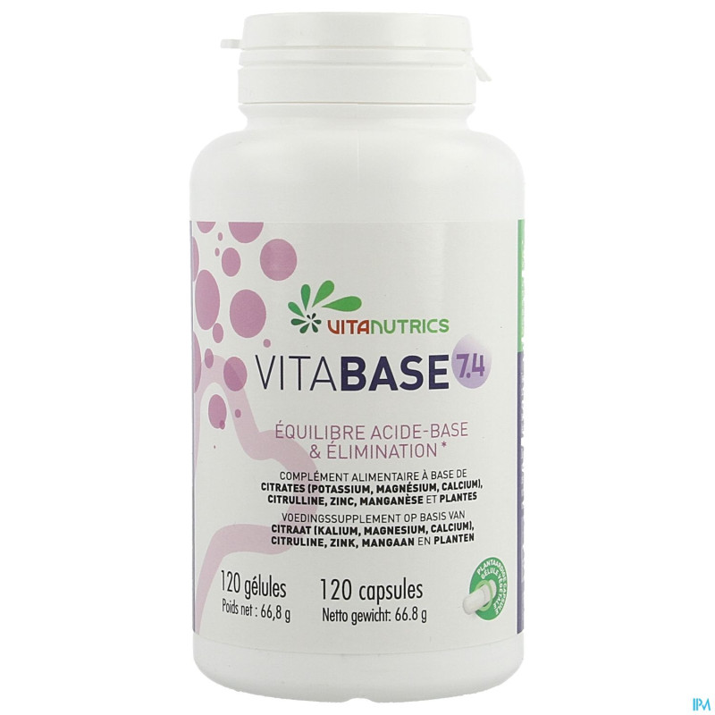 Vitabase 7.4 vitanutrics v-caps 120