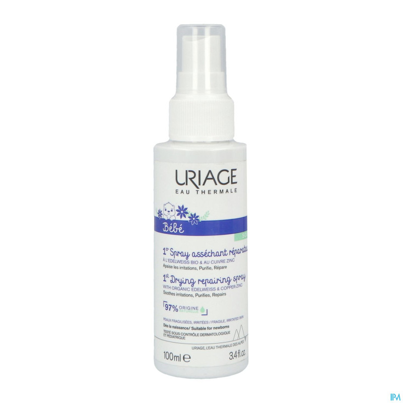 Uriage 1er spray assechant reparateur lotion 100ml