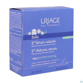 Uriage bb 1er serum naturel  15x5ml