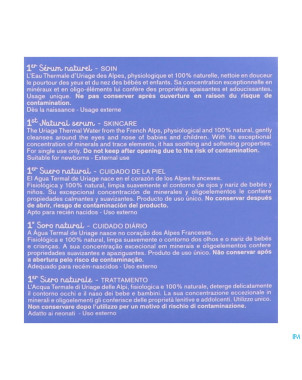 Uriage bb 1er serum naturel  15x5ml