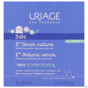 Uriage bb 1er serum naturel  15x5ml