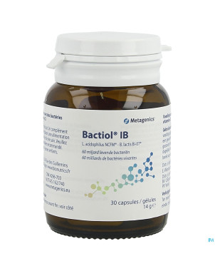 Bactiol ib caps 30 28121 metagenics