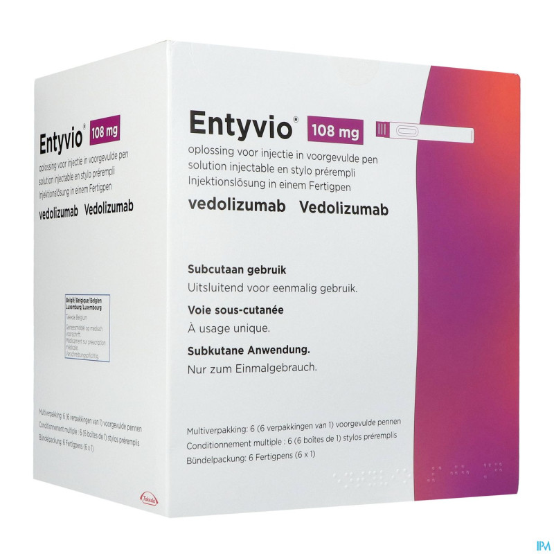 Entyvio 108mg sol inj stylo preremplie  6