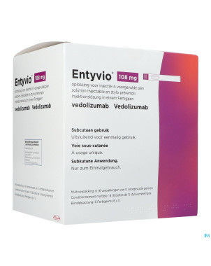 Entyvio 108mg sol inj stylo preremplie  6