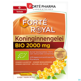 Gelee royale bio 2000mg amp 20x10ml