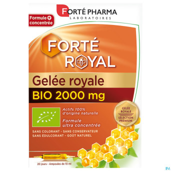 Gelee royale bio 2000mg amp 20x10ml