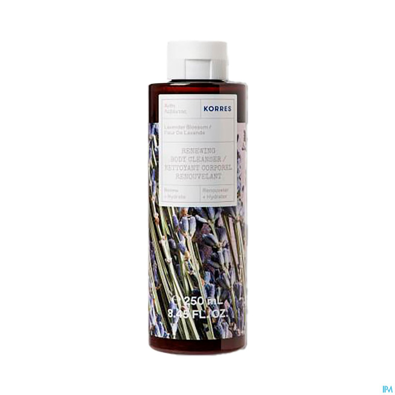 Korres kb gel douche nett. corporel lavande  250ml