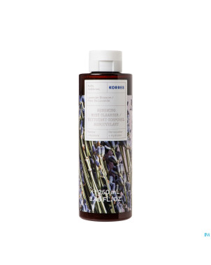 Korres kb gel douche nett. corporel lavande  250ml