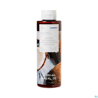 Korres kb gel dche nett. corps eau noix coco 250ml