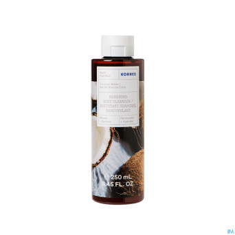 Korres kb gel dche nett. corps eau noix coco 250ml