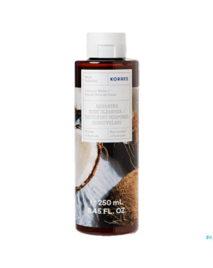 Korres kb gel dche nett. corps eau noix coco 250ml