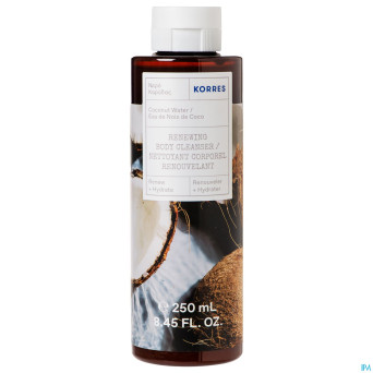 Korres kb gel dche nett. corps eau noix coco 250ml