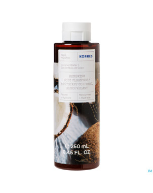 Korres kb gel dche nett. corps eau noix coco 250ml