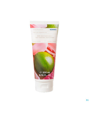 Korres kb lait corporel gingembre lime    200ml