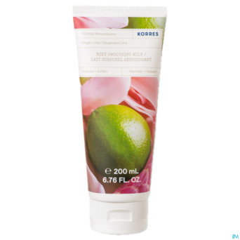 Korres kb lait corporel gingembre lime    200ml