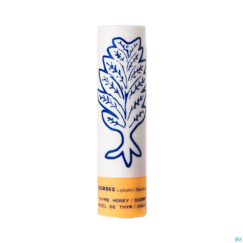 Korres km lip balm shimmery thyme honey    4,5g