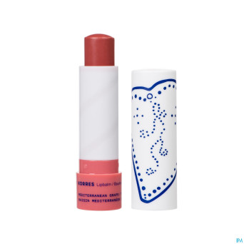Korres km lip balm tinted mediterranean gape  4,5g