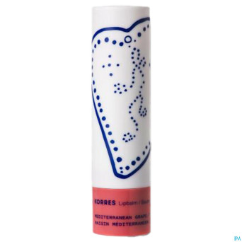 Korres km lip balm tinted mediterranean gape  4,5g