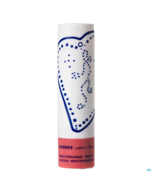 Korres km lip balm tinted mediterranean gape  4,5g
