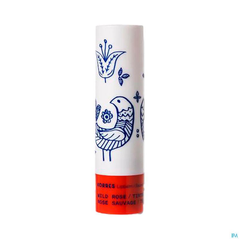 Korres km lip balm tinted rose sauvage    4,5g