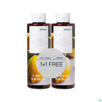 Korres kb nettoyant corporel basilic citron    1+1